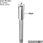 Burkit M14 X 2 Thread Tap Right Hand