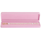 2 Pieces Long Velvet Chain Necklace Gift Box Set, Bracelet Storage Case, Jewellry Display Box for Wedding