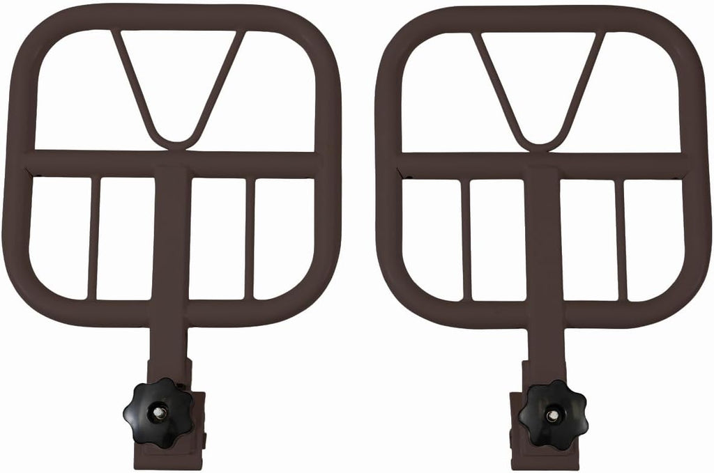 Bed Assist Rails (Set of 2) – Fits Some Metal Hospital Beds – for Repositioning & Getting in and Out of Bed Safely –