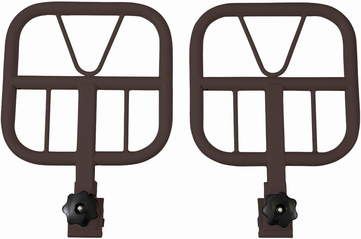 Bed Assist Rails (Set of 2) – Fits Some Metal Hospital Beds – for Repositioning & Getting in and Out of Bed Safely –