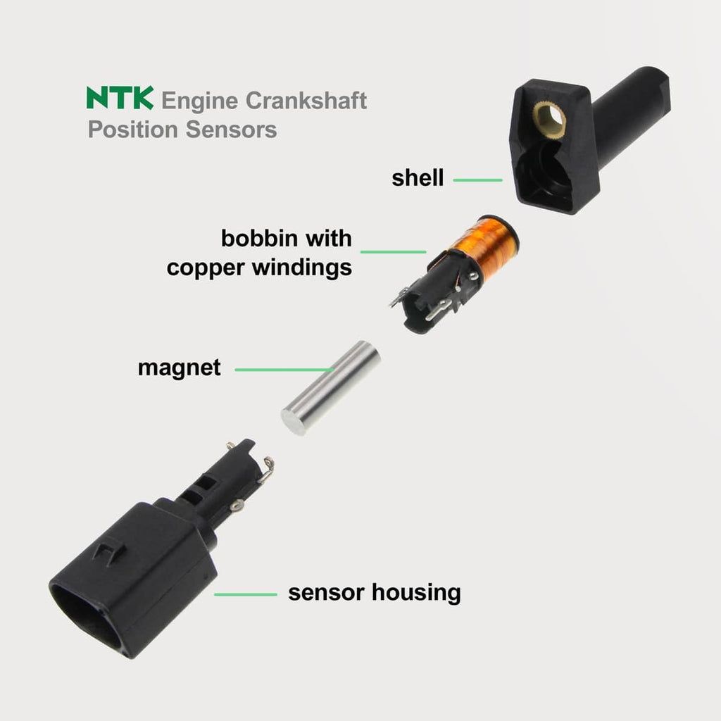 NTK Crankshaft Position Sensor Compatible with Honda CR-V 2.4L L4 2010-2014