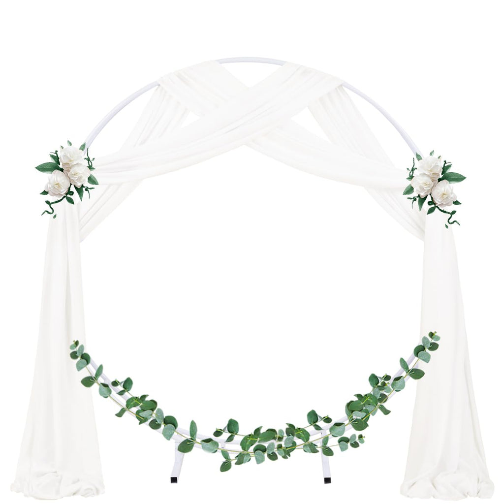 Wedding Arch Draping Fabric Sheer Chiffon Curtain Drape Wedding Party Decor