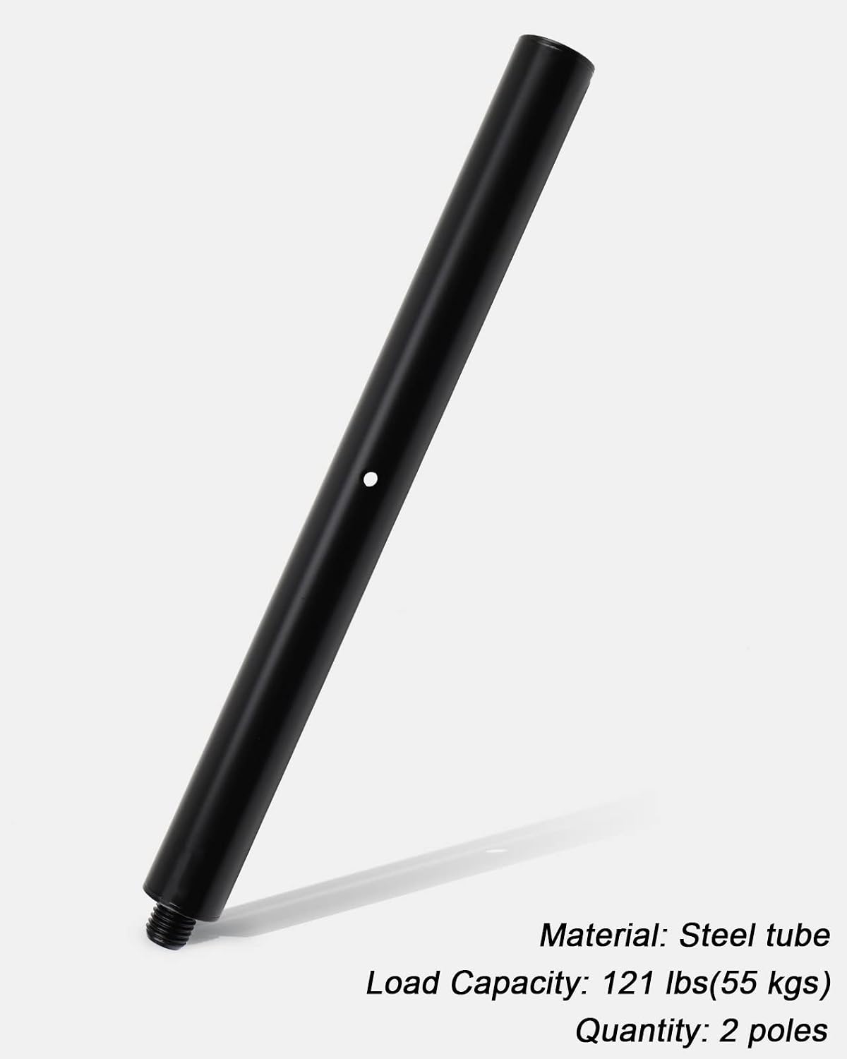 16 inch M20 Subwoofer Pole 35mm Speaker Pole Mount Extension Pole | 2-Pack, Extendable by Connecting Two Poles, M20