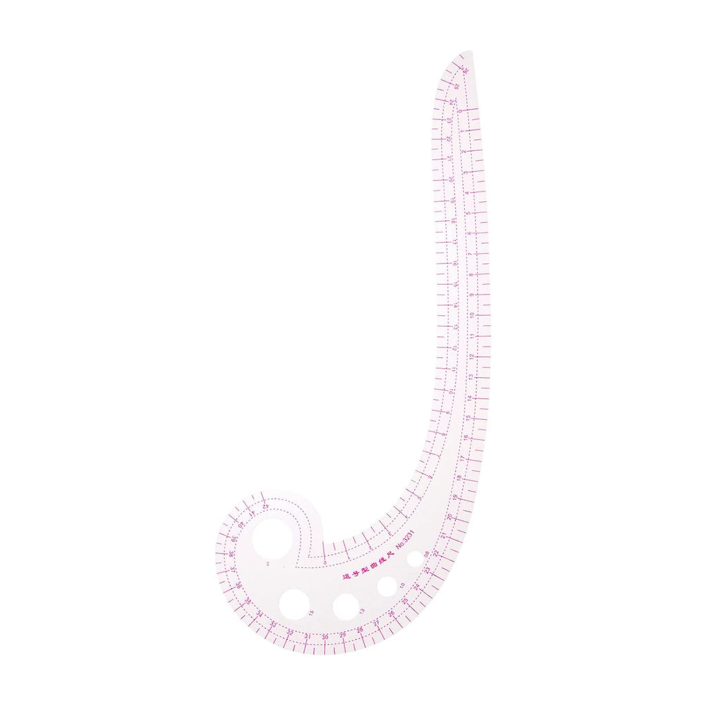Styling Sewing French Curve Ruler, 30x10.5cm Dress Makers Clear | Sewing Tailors Pattern Making Ruler