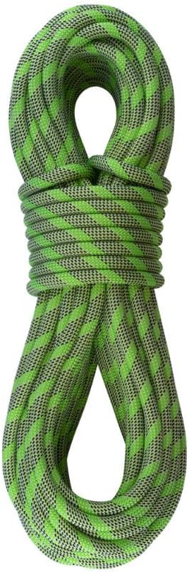 VR9 9.8mm Dynamic Climbing Rope - Green 60M