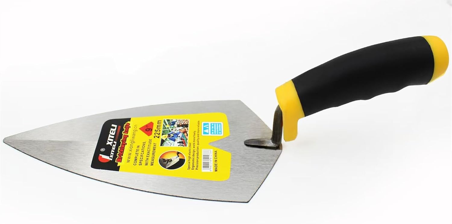 Bricklaying Trowel 3 Pieces Trowel Masonry Hand Tool Set,Margin Trowel,Pointing Trowel,Tuck Pointing Trowel,Building