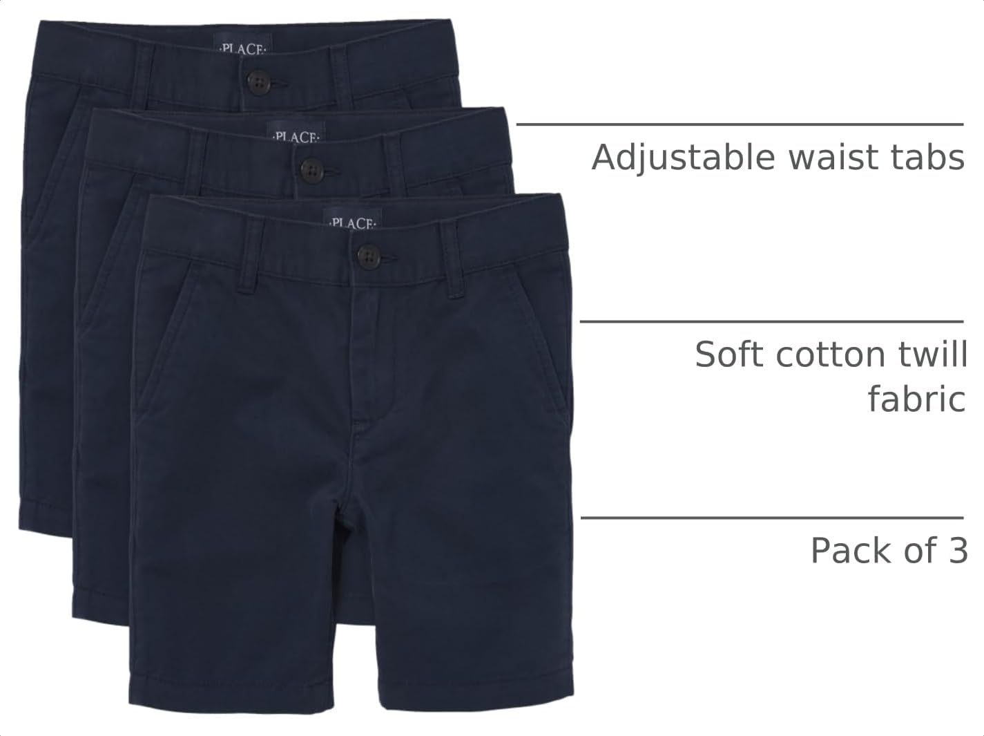 Boys' Stretch Chino Shorts