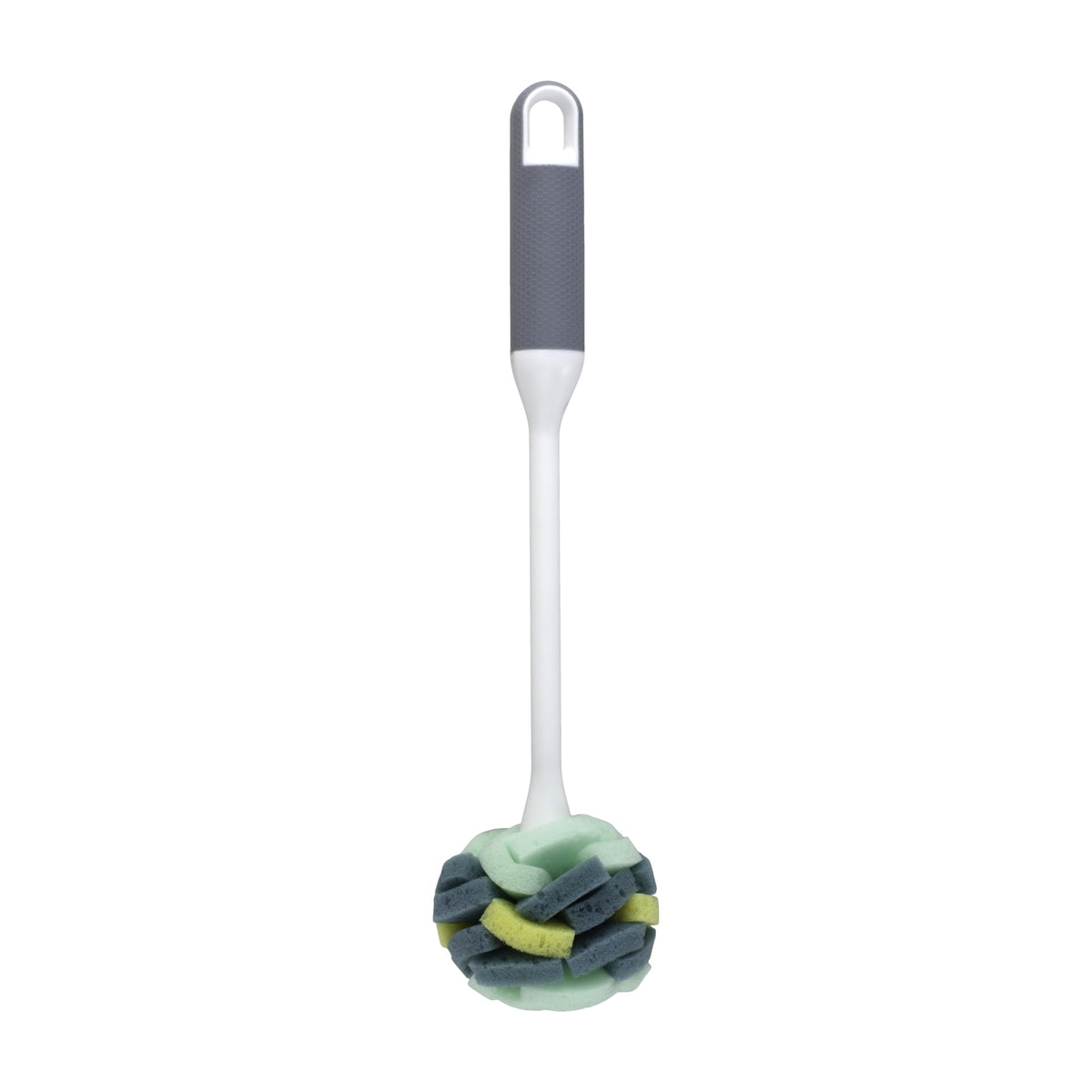 Kitchen Sponge Dish Brush, 12.87" x 3.5" x 3.12", Multicolor
