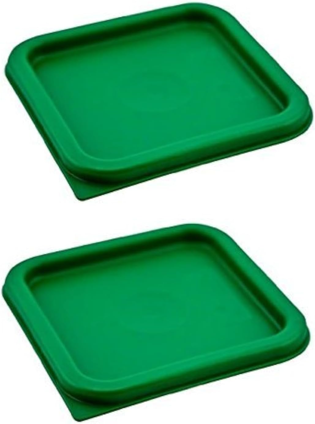 (SFC2452) Covers, Set of 2 (For 2 & 4-Quart Containers, Kelly Green, Polyethylene, NSF)