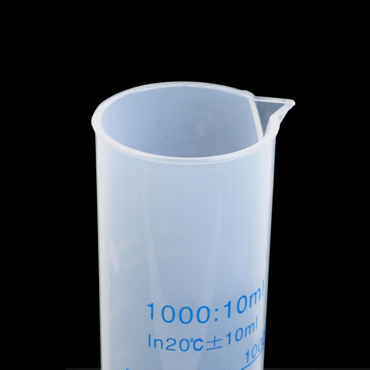 Geesatis 1 Pcs Plastic Graduated Measuring Cylinder 1000ml, Lab Supplies