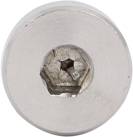 uxcell 304 Stainless Steel Hex Socket Shoulder Bolt 10mm Shoulder Dia 30mm Shoulder Length M8 Thread 5pcs