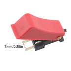 Ruiwaer 6PCS Trigger Switch High Sensitivity Trigger Switch High Sensitivity Stable Reliable Trigger Switch for Welding Torch, Red and Black