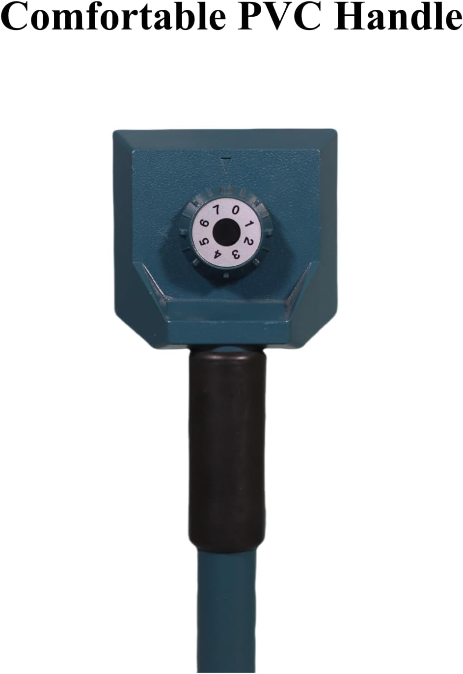All Metal Carpet Knee Kicker with Extendable Handle and Soft Padding, Carpet Stretching Tool (Blue)