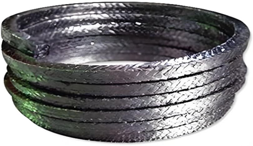 18ft Flexible Graphite Braided Packing Rope, 1/4" x 1/4" Square Seal for Pump, Valve, and Mechanical Shaft Repair