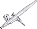 0.4mm Single Action Airbrush Kit, Gravity Feed Air Brush Gun Set for Painting Models, Cake Decorating, Nail Art