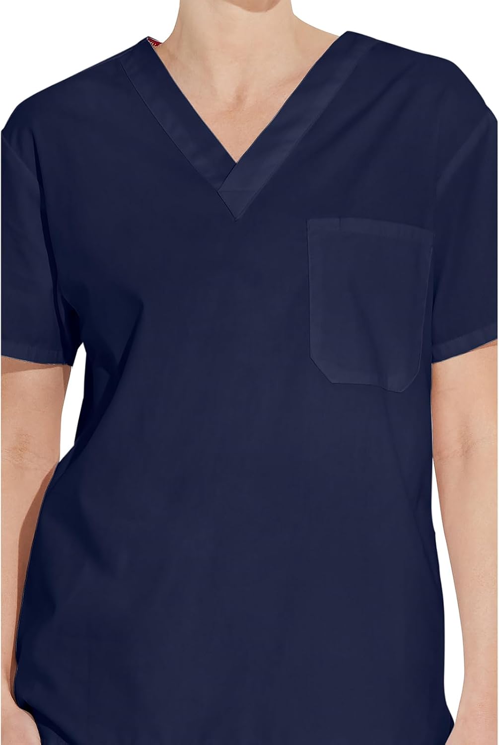 EDS Signature Scrubs for Women and Men V Neck Unisex Fit Scrub Top