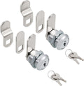 Cabinet Cam Locks Keyed Alike, 5/8” Cylinder Cam Locks for Tool Box RV Compartment Mailbox Vending Machine Drawer