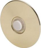 BR5W Unlighted Doorbell Button, 1-Pack, Brass