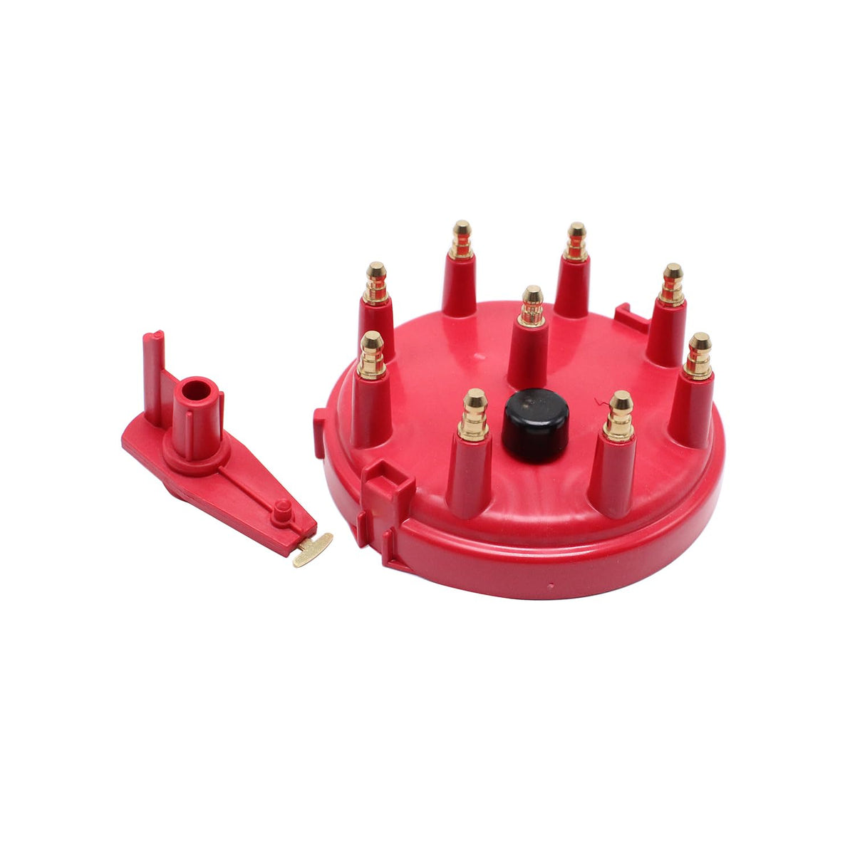 Red Ignition Distributor Cap and Rotor Kit
