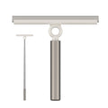 Extendable Squeegee for Glass Doors with 10-Inch Silicone Blade