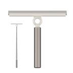 Extendable Squeegee for Glass Doors with 10-Inch Silicone Blade