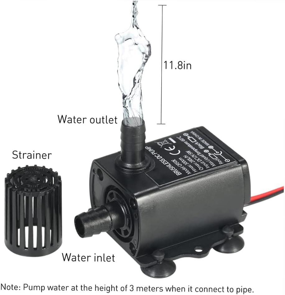 Submersible Water Pump Aquarium Fountain DC 5V 300L/H (1 Pc)