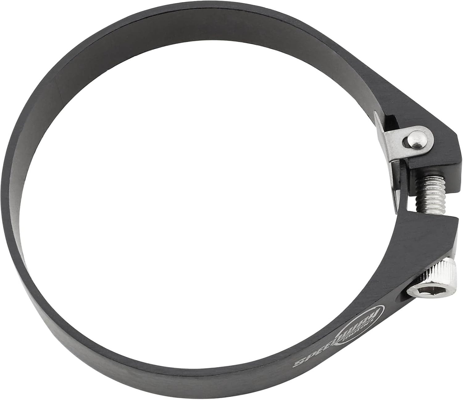 Custom Billet Aluminum Radiator Hose Clamp 1.75 Inch Black High Strength Worm Gear Design Five Times Clamping Force