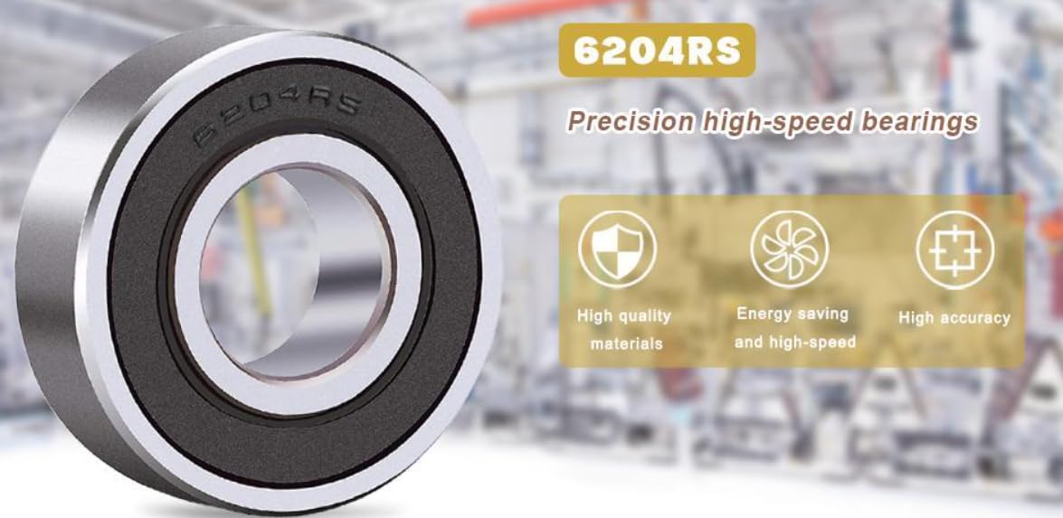 6204-2rs 741-0919 941-0919 129895 Mower Spindle Ball Bearing