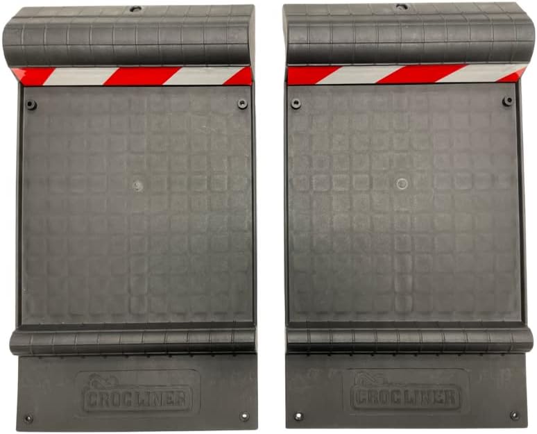 Garage Indoor/Outdoor Parking Guide Mat, Heavy Duty Wheel Stoppers, for Trucks & Vehicles, Anti-Skid Grips