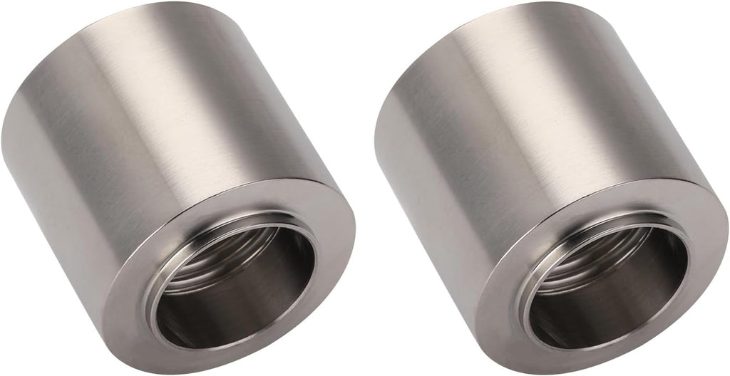 1/2 NPT Female Pipe Thread Stainless Steel Weld On Bung Fitting Adapter 2PCS