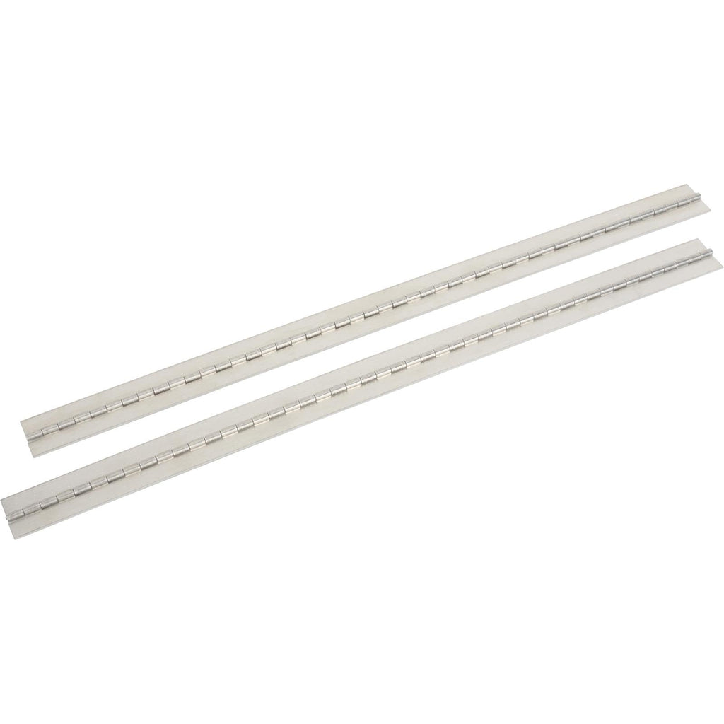 Aluminum Continuous Hinge, Universal, 36 in, Custom Fabrication, Pair