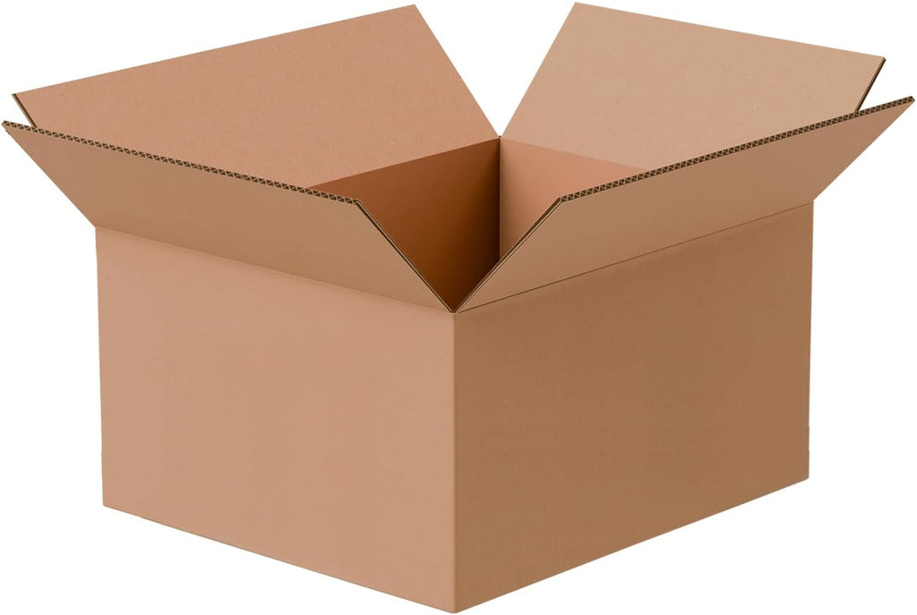 9"x9"x6" Corrugated Cardboard Boxes 25-Pack