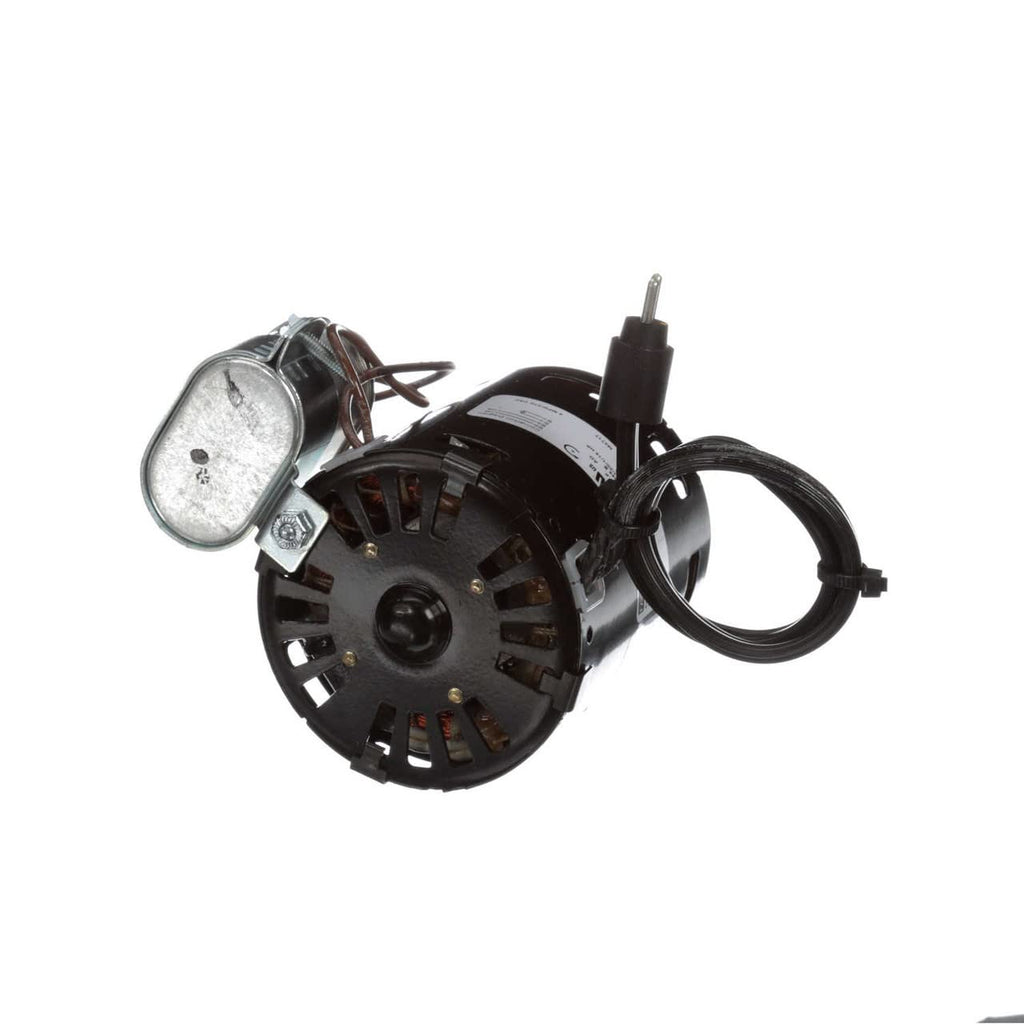 Fasco D1125 3.3" Frame Open Ventilated Permanent Split Capacitor Evaporator Coil and Refrigeration Fan Motor with Sleeve Bearing, 1/12HP, 1550rpm, 208-230V, 60Hz, 0.5 amps