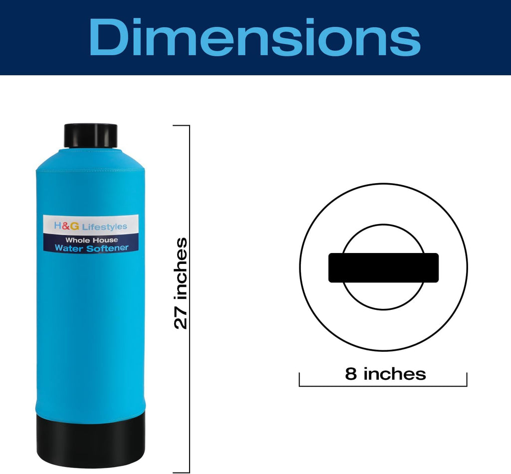 Whole House Water Softener 24,000 Grains,700,000 Gallons