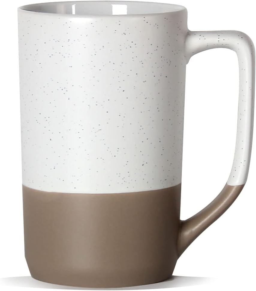 16 OZ Large Coffee Mug, Ceramic Coffee Mugs, Big Tea Cup, White