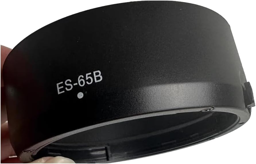 ES-65B Lens Hood for Canon EOS R8 R50 R100 w/RF 50mm F1.8 STM Lens | Camera Lens Hood for RF 50mm F1.8 Replace ES-65B
