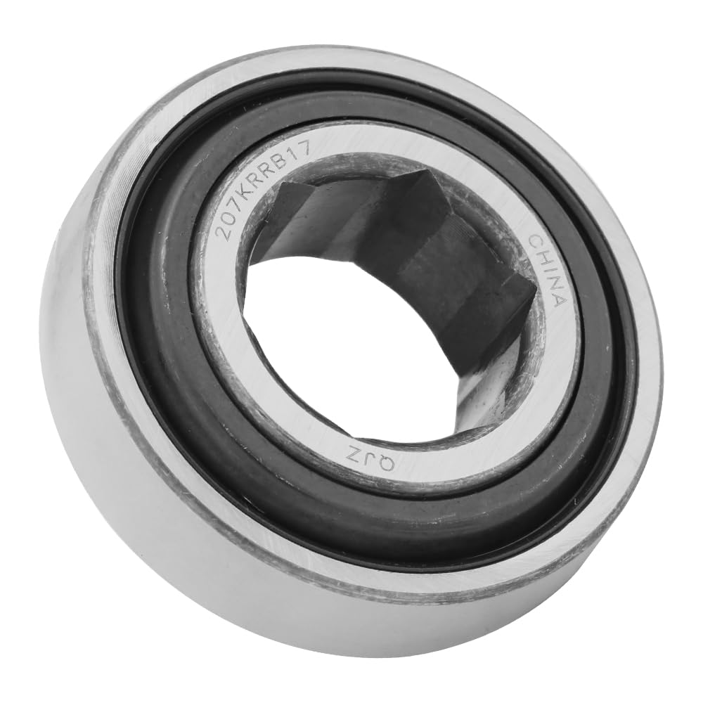 207KRRB17 - Agricultural Bearing - Hex Bore: 1-1/4 in - Round Outer Diameter: 2.83" - Total Width: 0.984 in - JD9420, AFH213106, HPS103GP3