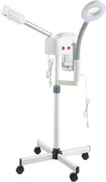 2 in 1 Facial Steamer with 5X Magnifying Lamp, Esthetician Steamer Professional Aromatherapy Humidifier Face Spa Mist