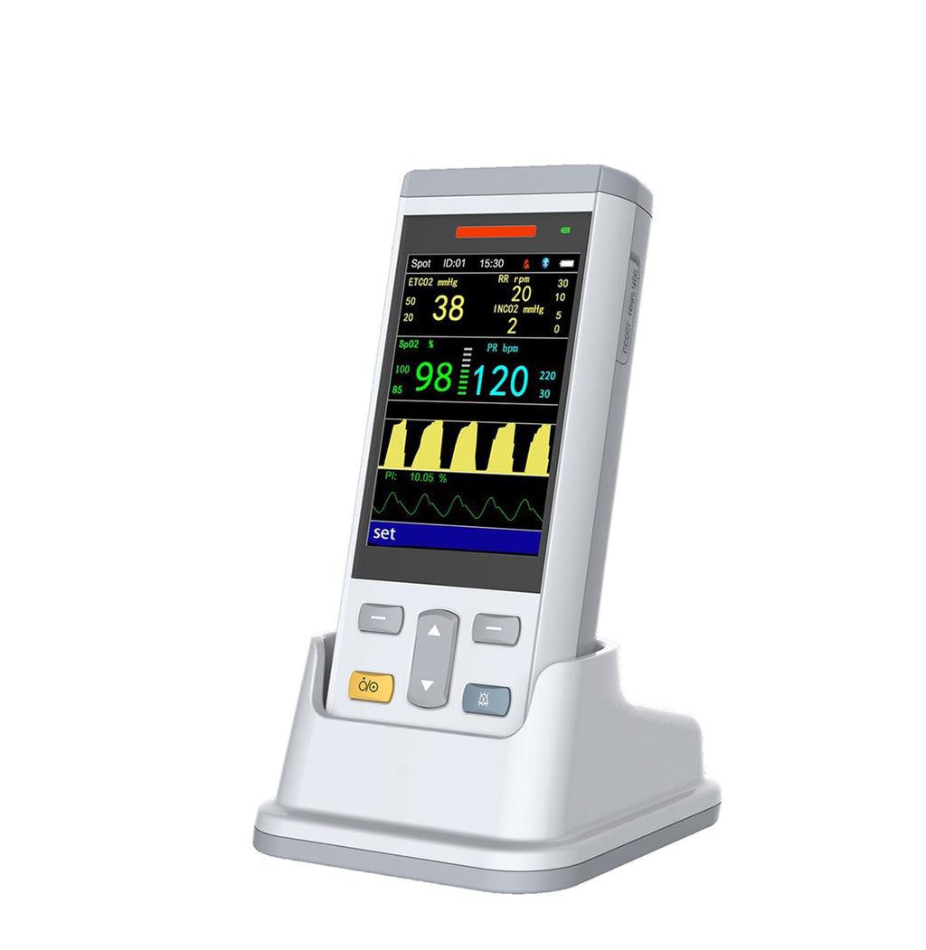 Veterinary Pulse Detector Handheld SPO2 Vital Signs Monitor 3.5 Inch Veterinary Equipment