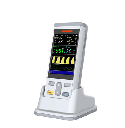 Veterinary Pulse Detector Handheld SPO2 Vital Signs Monitor 3.5 Inch Veterinary Equipment