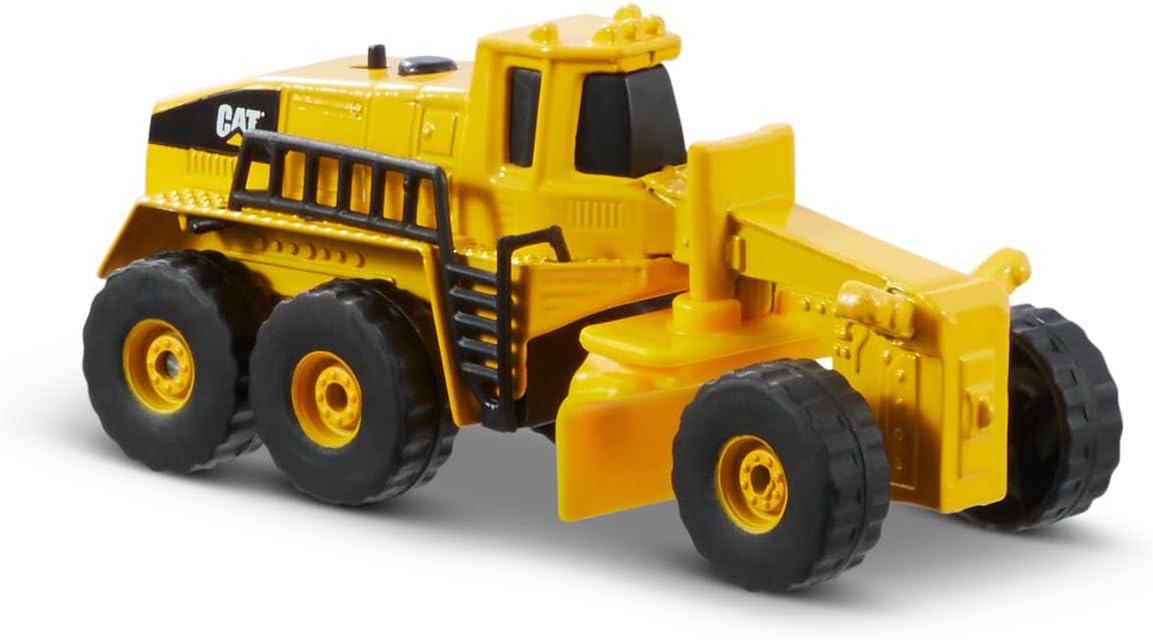 CAT Construction Toys CAT Construction Die Cast Metal 3 Pack Vehicles - Dump Truck/Cement Mixer/Grader for Ages 3+