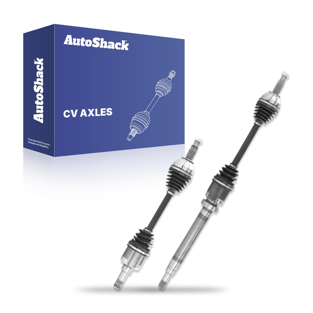 AutoShack Front CV Axle Shaft Assembly, 2pcs