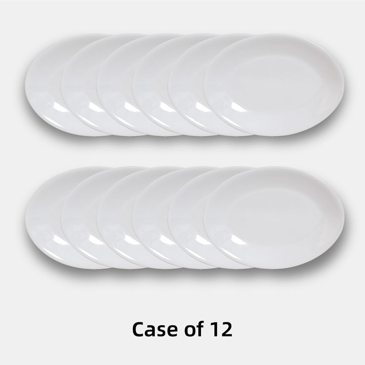 Stoneware Coupe Commercial Grade Dinnerware, Bright White, Oval Platter 13.5" x 10", Case of 12