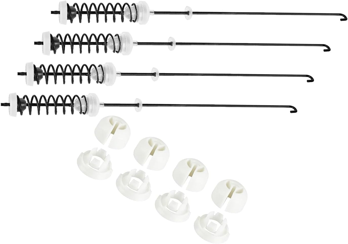 Upgraded Washer Suspension Rod Kit Replacement for Whirlpool WTW4616FW3 WTW4715EW0 WTW4715EW2 WTW4800BQ0 WTW4800BQ1 WTW4810BQ0 WTW4810BQ1 WTW4810EW0 WTW4815EW0 WTW4815EW1 WTW4815EW2 WTW4816FW0