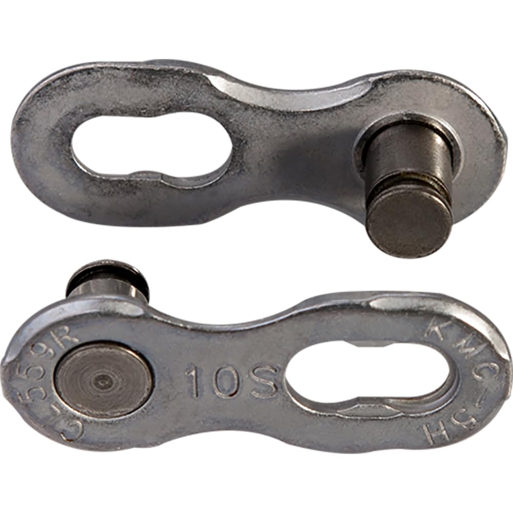 KMC Unisex's 10 Speed EPT MissingLink Joining Link, Dark Silver, 2 Pairs