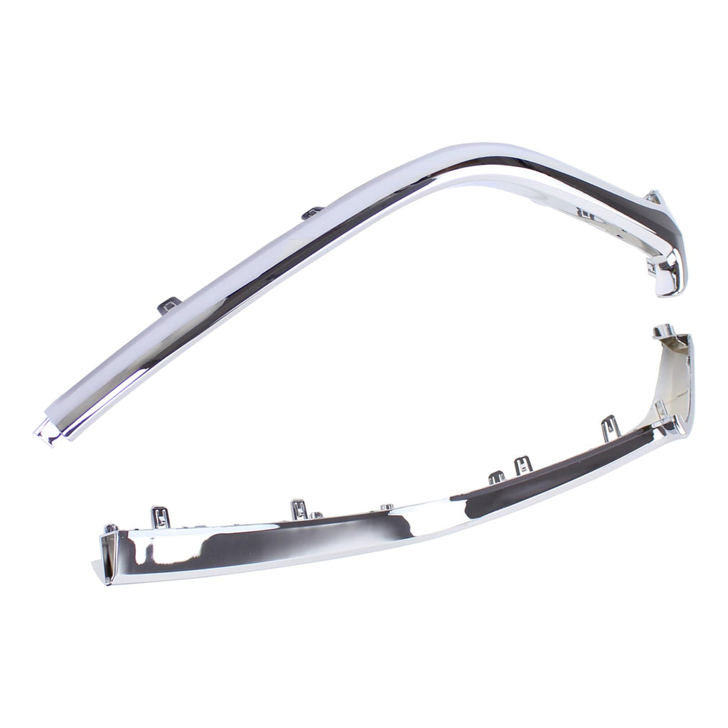 2Pcs Chrome Front Bumper Grille Lower Molding for Mazda