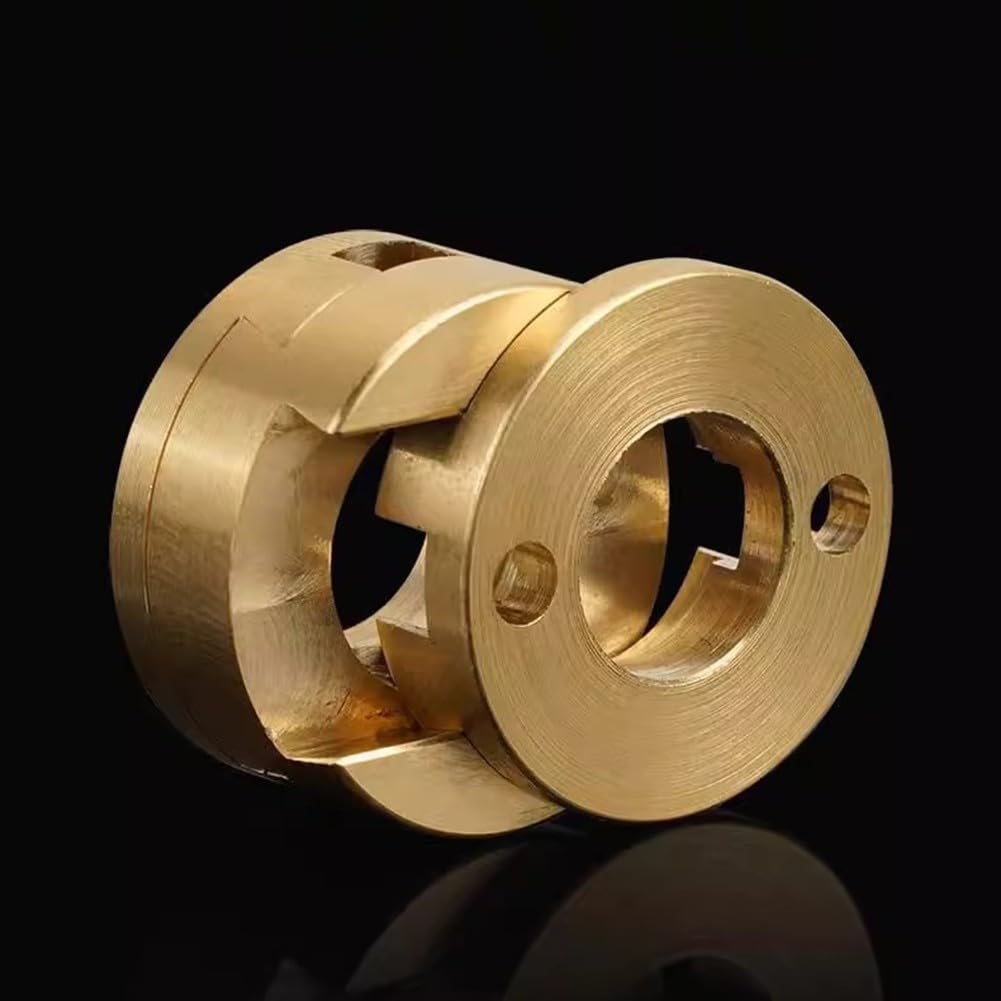 Brass Z-Screw Coupling for 3D Printer for t8 Screw 22mm Brass
