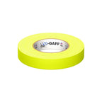 1" Width ProTapes Pro Gaff Premium Matte Cloth Gaffer's Tape With Rubber Adhesive, 50 yds Length x, Fluorescent