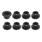 HARFINGTON 8pcs Flanged Sleeve Bearings Plastic Bushings 15.1mm Bore x 17mm OD x 12mm Length Black POM Bushings