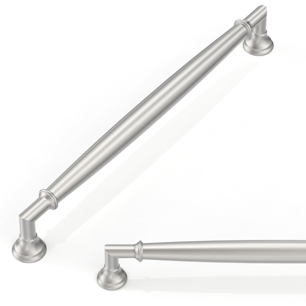 10 Pack Brushed Satin Nickel Cabinet Pulls 7.5 Inch(192mm) Kitchen Cabinet Handles Cabinet Hardware for Drawer Pulls